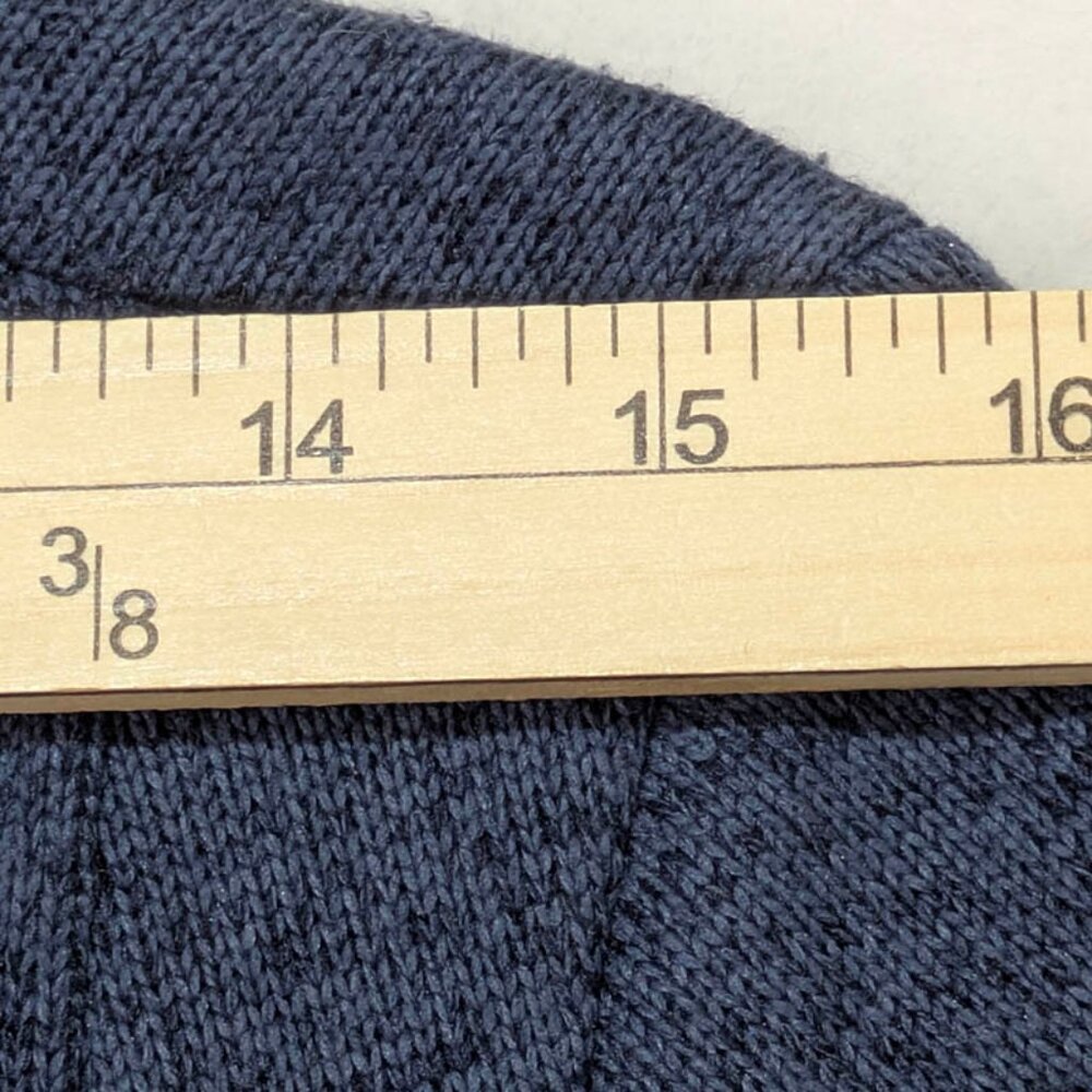 Lands' End Full Zip Womens M Blue Gorpcore Athleisure Preppy Transitional Fleece - Picture 4 of 10
